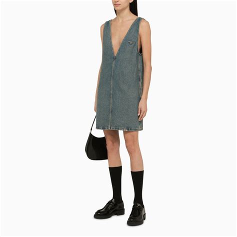 prada jeanskleid|prada denim romper.